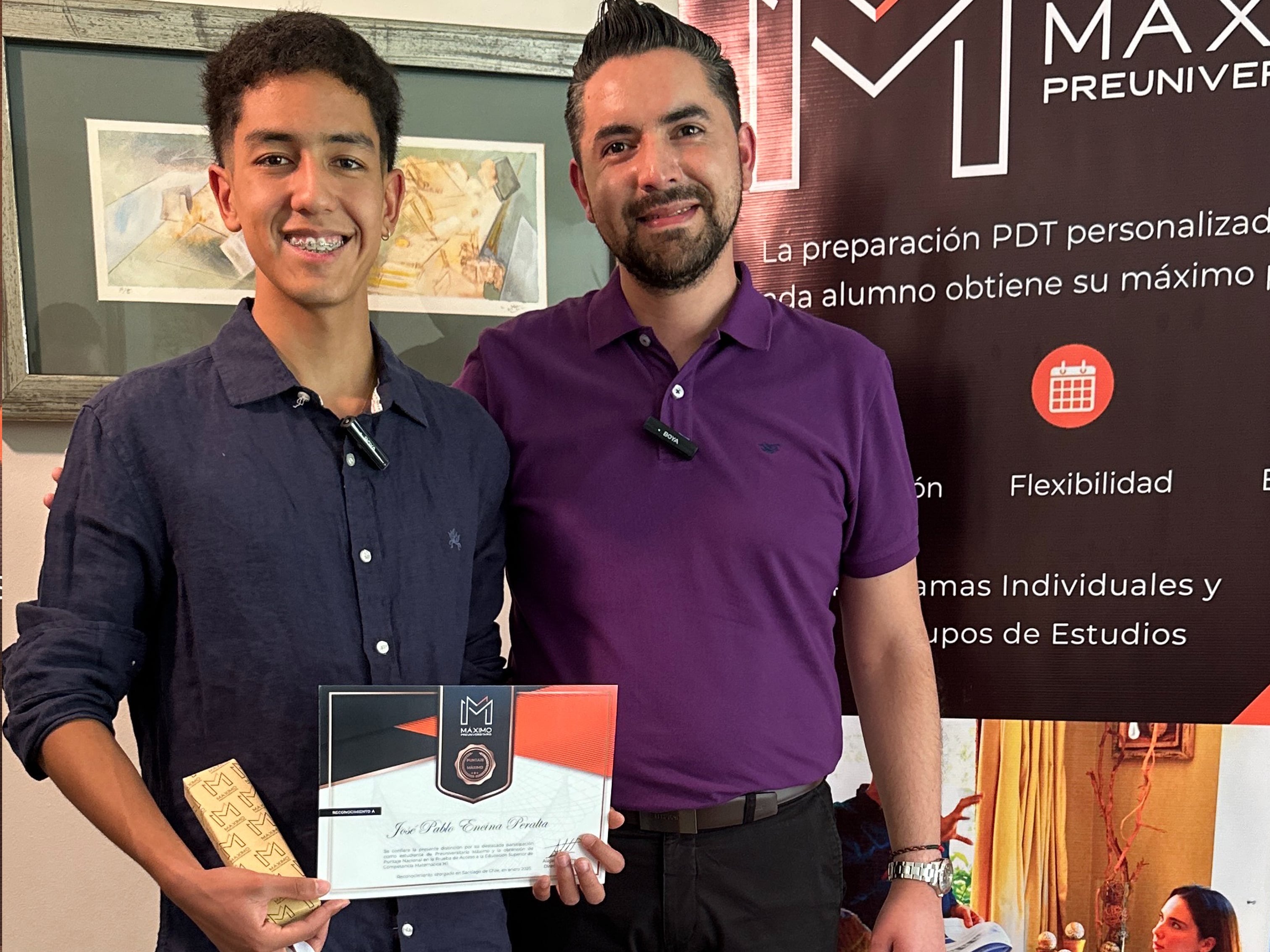 José Pablo Encina Puntaje Nacional PAES Matemática 1