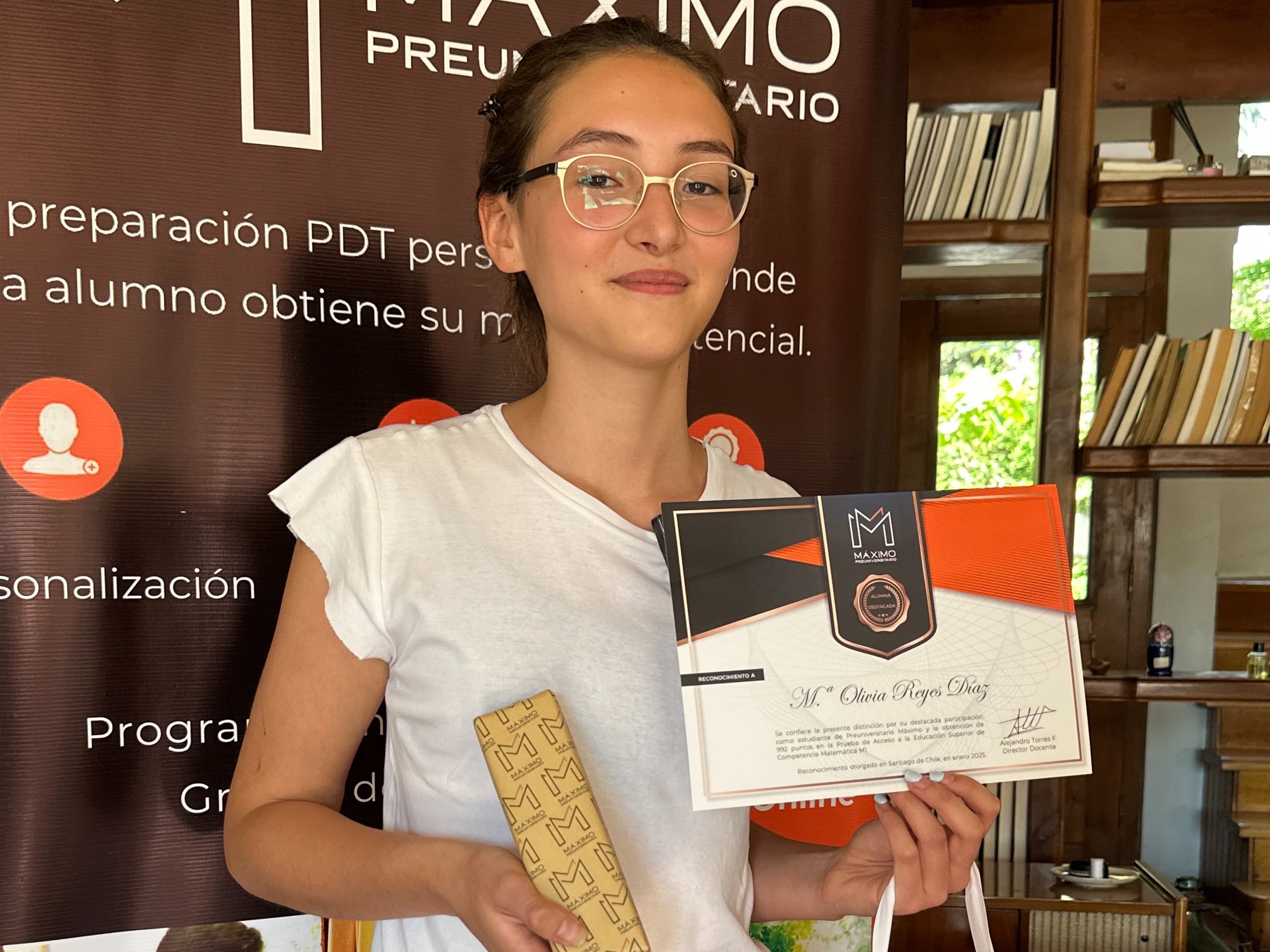 Ingresó a Ingeniería Civil gracias a preuniversitario Máximo